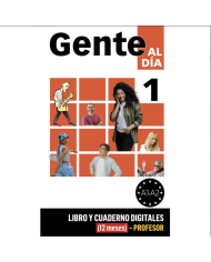 Gente al día 1: Édition hybride – Campus Difusión – Cahier d’exercices (12 mois)