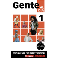 Gente al día 1:  Livre numérique Campus Difusión (12 mois) – Élève (Livre de l'élève)