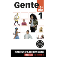 Gente al día 1: Livre numérique Campus Difusión (12 mois) – Élève (cahier d’exercices)