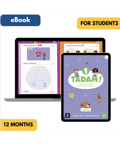 Tadam! 1: 12-Month The KWL Hub for Students (eBook)