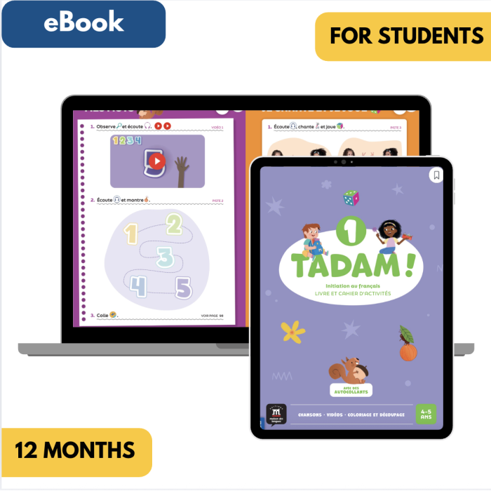 copy of Tadam! 1: 6-Month The KWL Hub for Students (eBook)