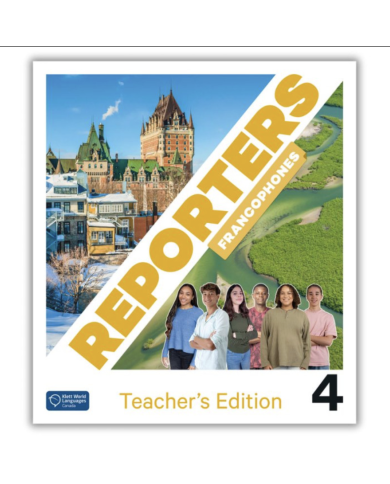 Reporters francophones 4: Guide pédagogique
