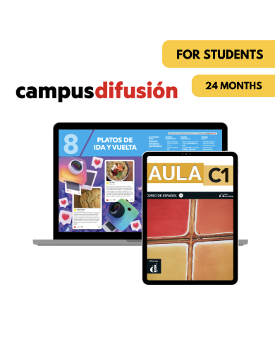 Aula C1: Livre numérique Campus Difusión (24 mois) – Élève