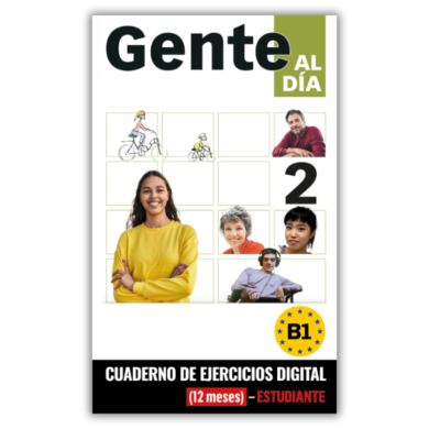 Gente al día 2: Livre numérique Campus Difusión (12 mois) – Élève (cahier d’exercices)