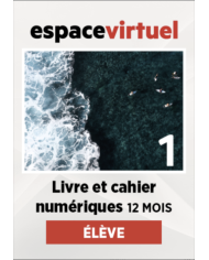 Défi actuel 1: Livre numérique Espace Virtuel (12 mois) – Professeur