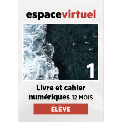 Défi actuel 1: Livre numérique Espace Virtuel (12 mois) – Élève