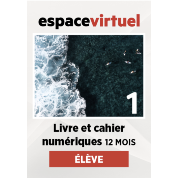 Défi actuel 1: Livre numérique Espace Virtuel (12 mois) – Élève