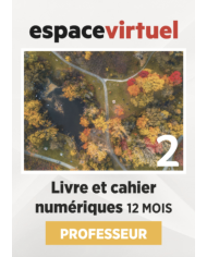 Défi actuel 1: Livre numérique Espace Virtuel (12 mois) – Élève