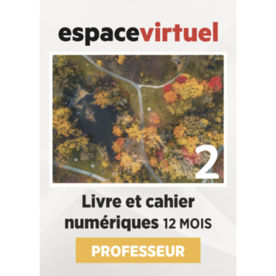 Défi actuel 2: Livre numérique Espace Virtuel (12 mois) – Professeur