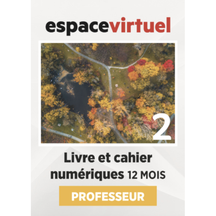Défi actuel 2: Livre numérique Espace Virtuel (12 mois) – Professeur