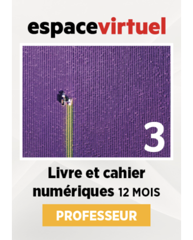 Défi actuel 3: Livre numérique Espace Virtuel (12 mois) – Professeur