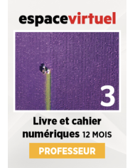 Défi actuel 2: Livre numérique Espace Virtuel (12 mois) – Professeur