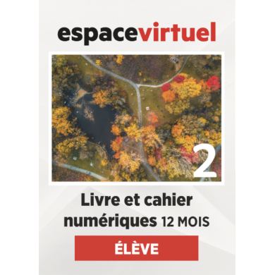 Défi actuel 2: Livre numérique Espace Virtuel (12 mois) – Élève