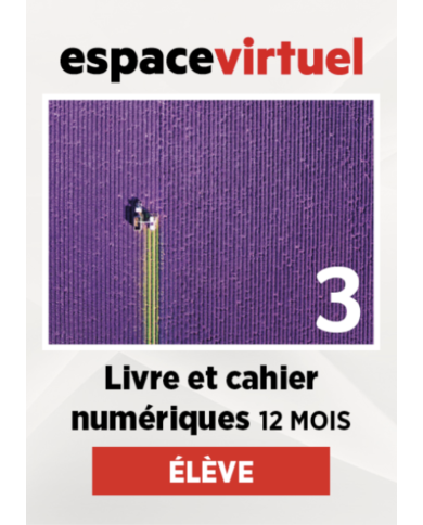 Défi actuel 3: Livre numérique Espace Virtuel (12 mois) – Élève