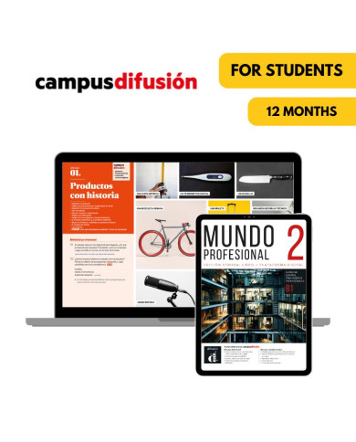 Mundo profesional 2: Livre numérique Campus Difusión (12 mois) – Élève