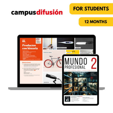 Mundo profesional 2: Livre numérique Campus Difusión (12 mois) – Élève