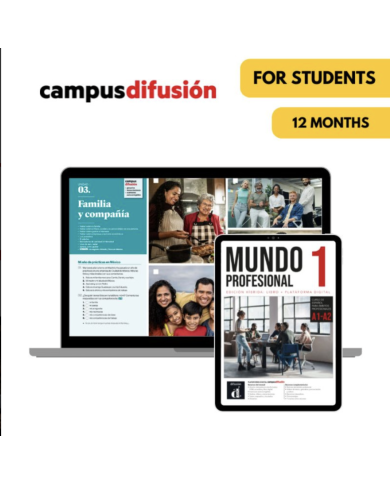 Mundo profesional 1: Livre numérique Campus Difusión (12 mois) – Élève