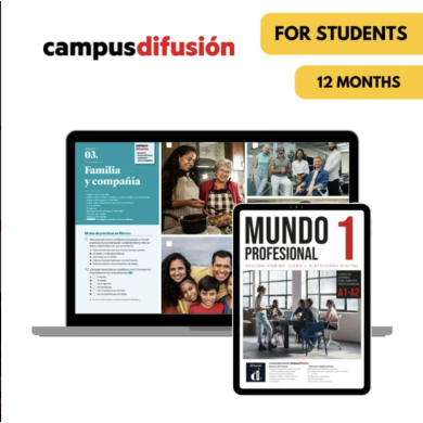 Mundo profesional 1: Livre numérique Campus Difusión (12 mois) – Élève