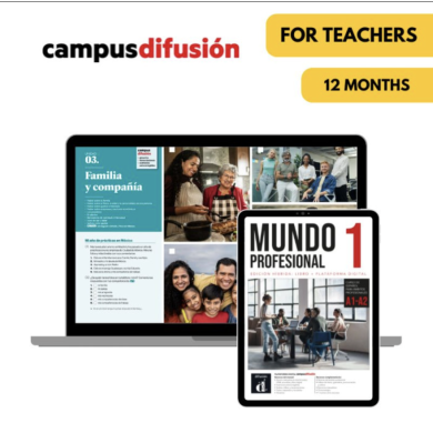 Mundo profesional 1: Livre numérique Campus Difusión (12 mois) – Professeur